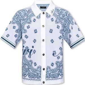 Amiri Mens Bandana Shirt